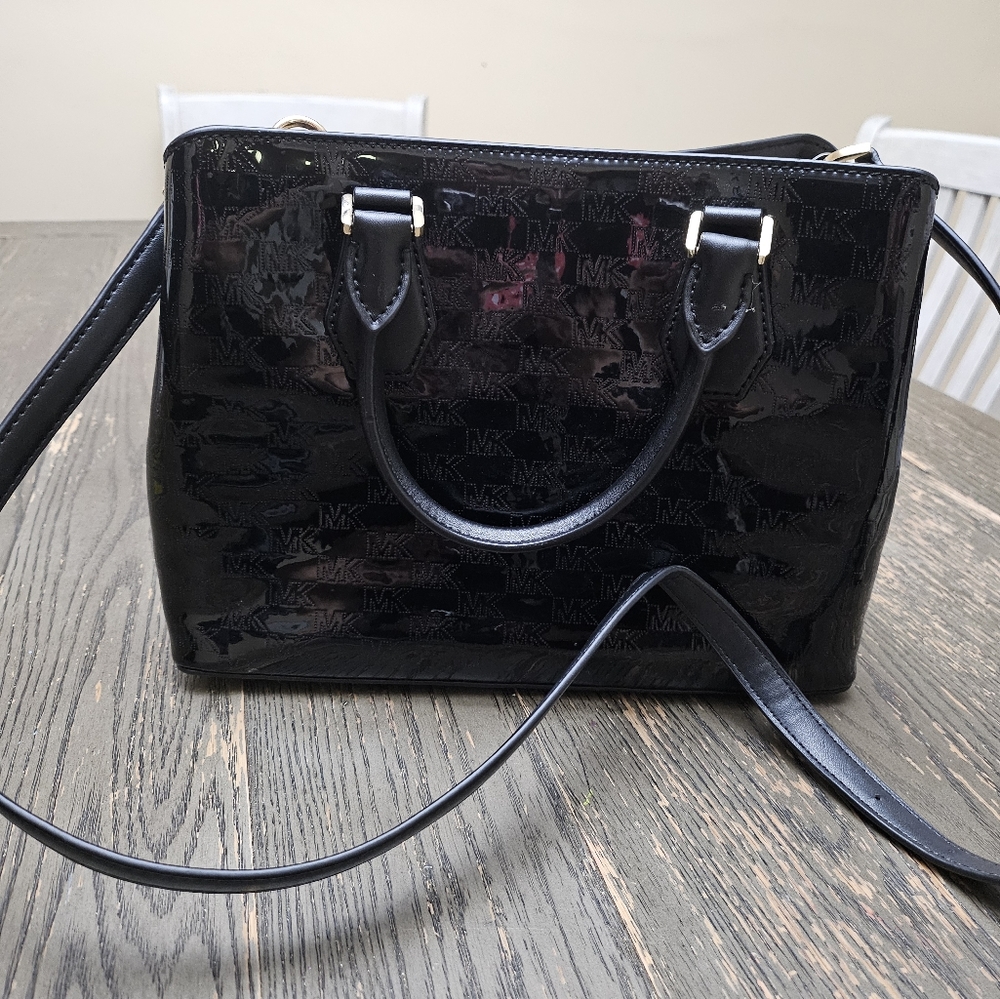 Michael Kors Camille Black MD satchel handbag New With Tags - Picture 13 of 13